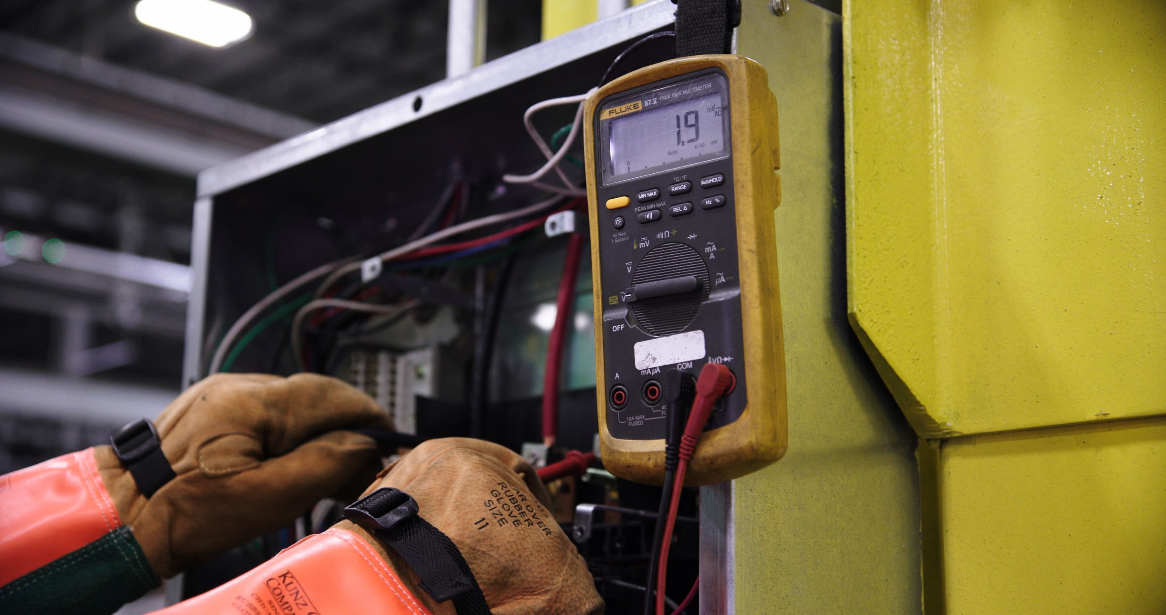 Building controls panel wiring